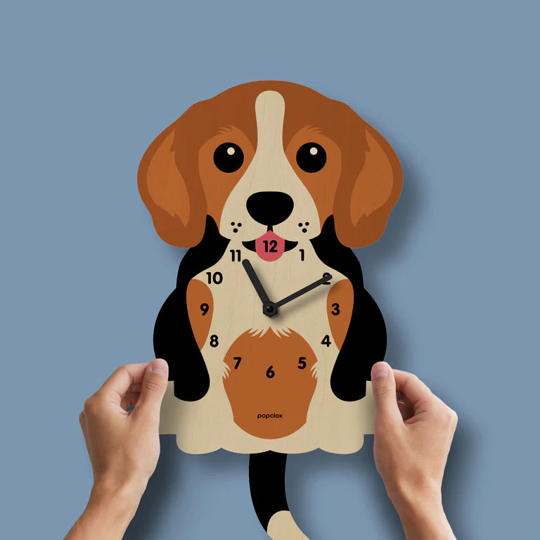 Popclox Beagle Pendulum Clock