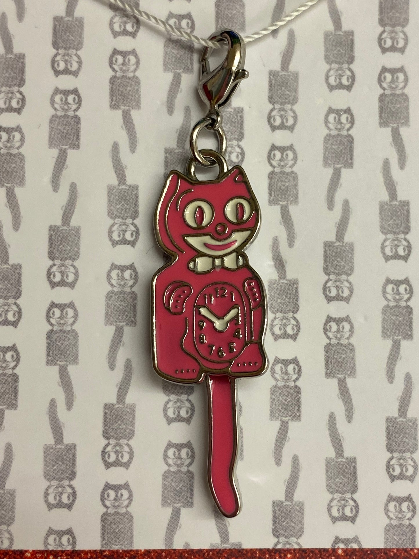 Kit-Cat Klock Charm - Honeysuckle Pink