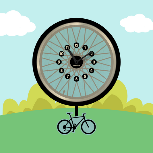 Popclox Bicycle Pendulum Clock