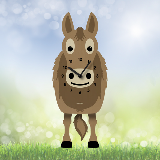 Popclox Doug Donkey - Pendulum Clock