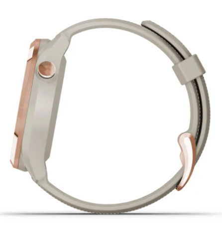 Garmin Approach® S42 - Rose Gold with Light Sand Band