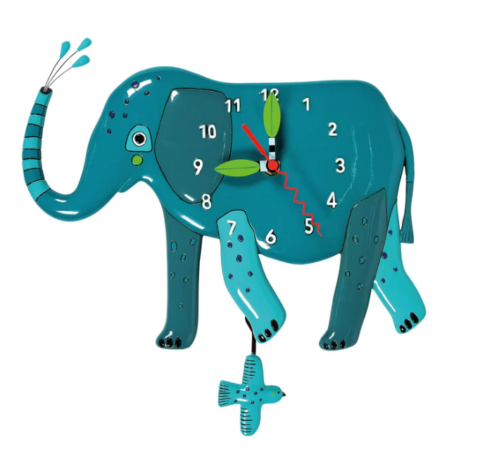 Allen Designs Gentle Giant Elephant Clock