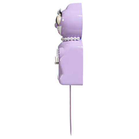 Kit-Cat Klock Pastel Lilac Lady (15.5″ high)