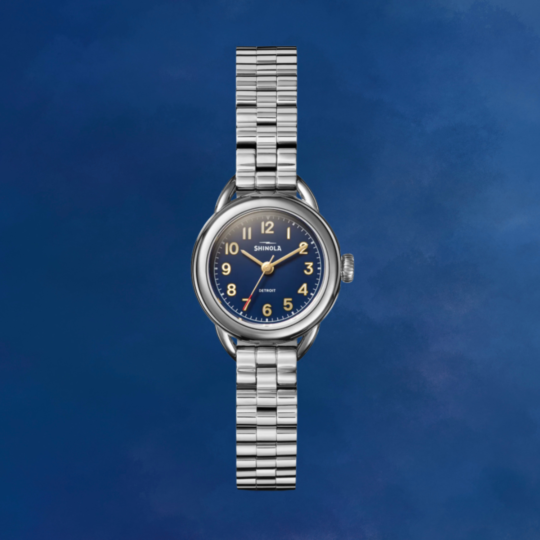 Shinola Runabout Watch 25mm Navy