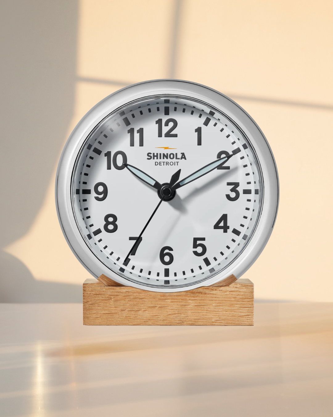 Shinola 6" Runwell Desk Clock