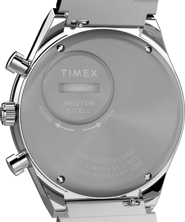 Timex Q Timex Chronograph 40mm Stainless Steel Bracelet Watch