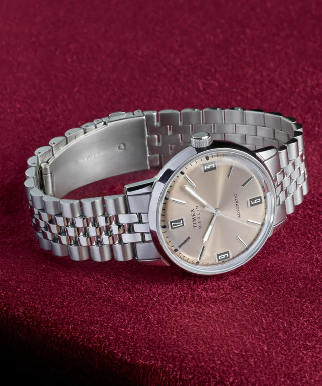 Timex Marlin® Automatic 40mm Stainless Steel Bracelet Watch