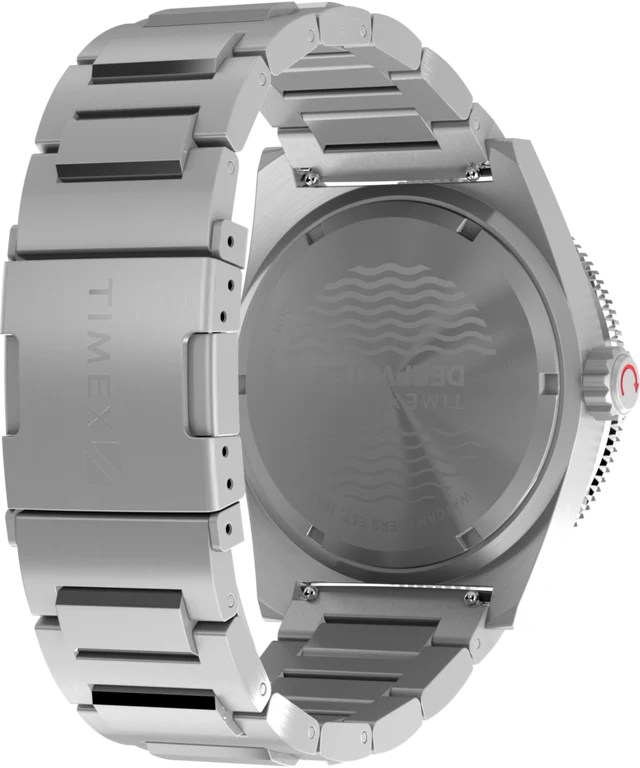 Timex Deepwater Reef 200 GMT 41mm Stainless Steel Bracelet Watch