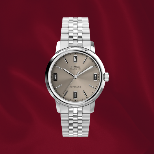 Timex Marlin® Automatic 40mm Stainless Steel Bracelet Watch