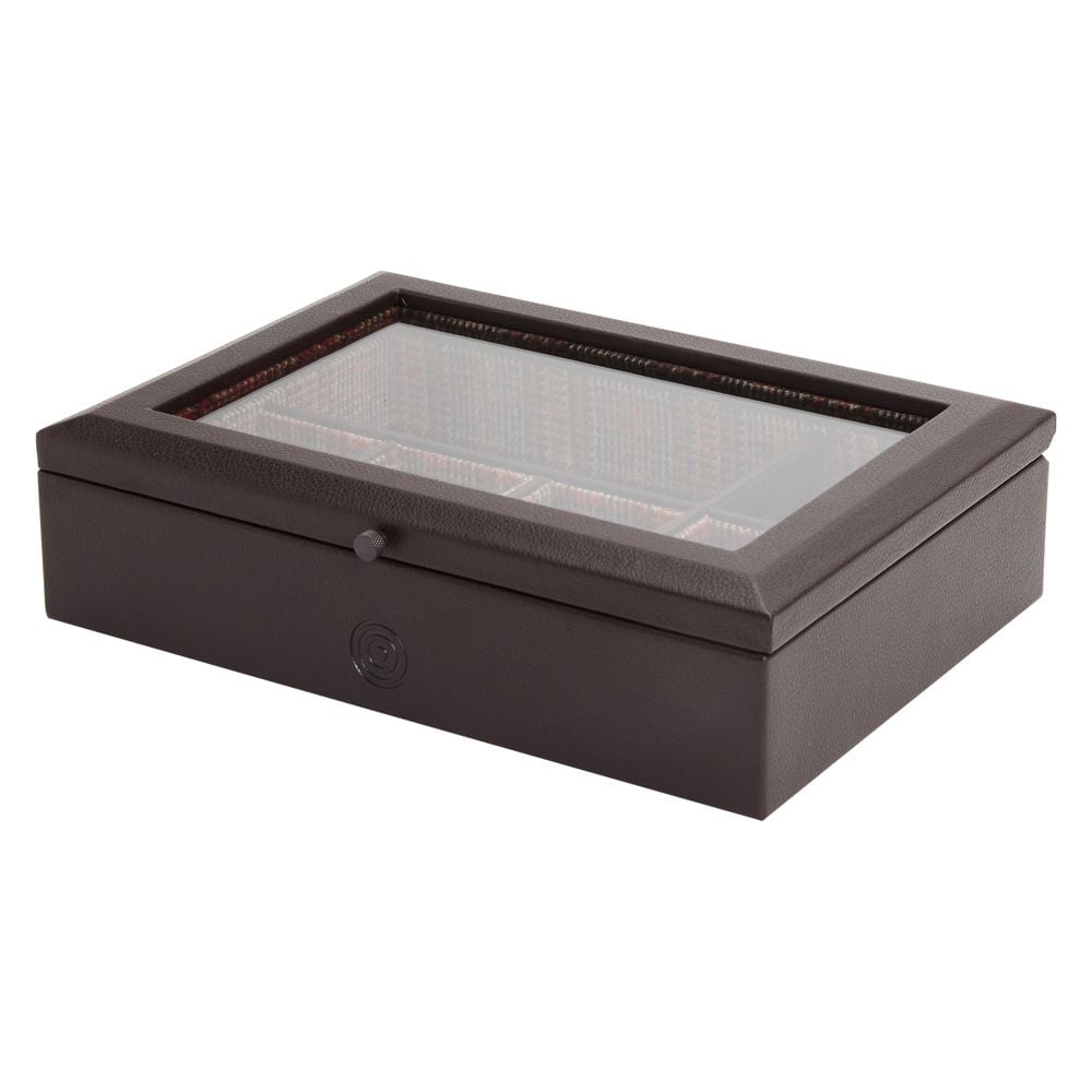 Wolf WM Brown 4 Piece Watch Accessory Box