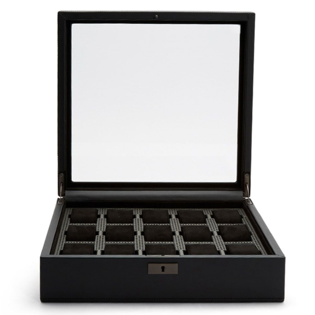 Wolf Axis 15 Piece Watch Box