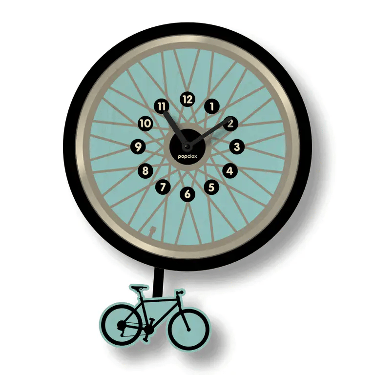 Popclox Bicycle Pendulum Clock