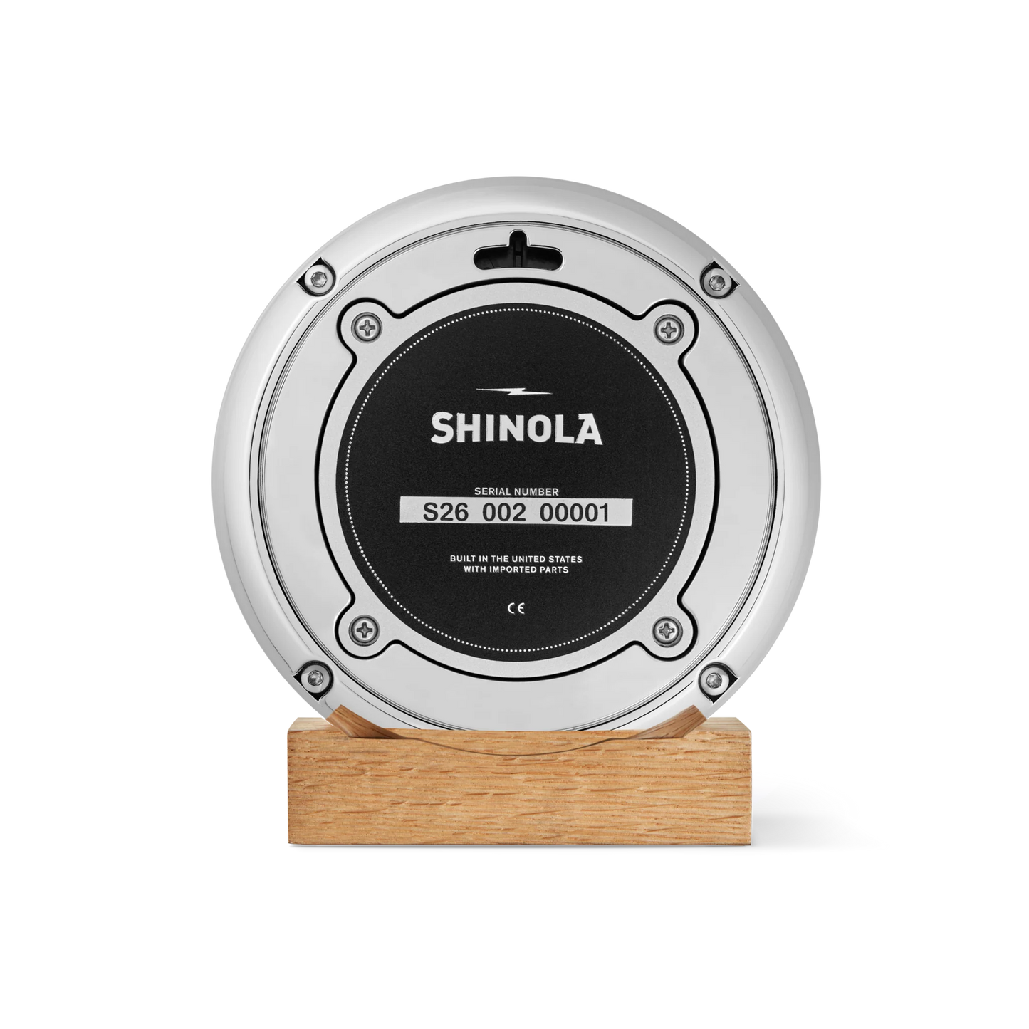 Shinola 6" Runwell Desk Clock
