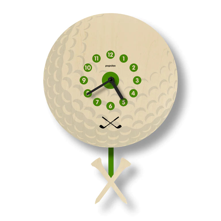 Popclox Golf Pendulum Clock