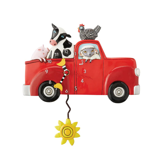 Allen Designs Farm Truck Wall Clock