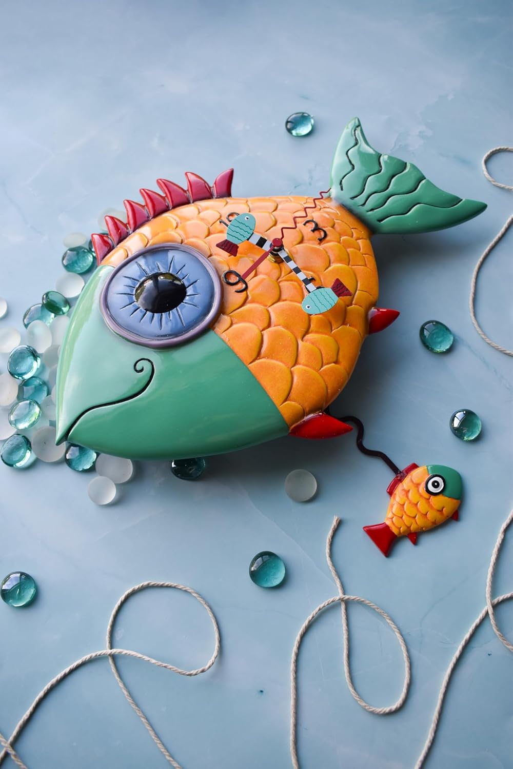 Allen Designs Wide-Eyed Fishy Clock